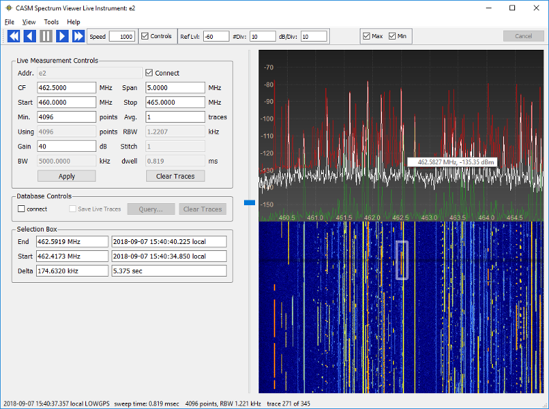 Perform full RF Spectrum Monitoring and Analysis.